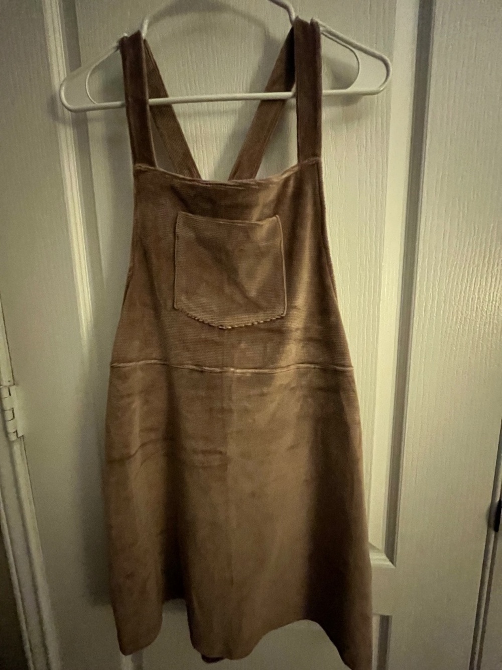 Hollister corduroy overall dress sz L